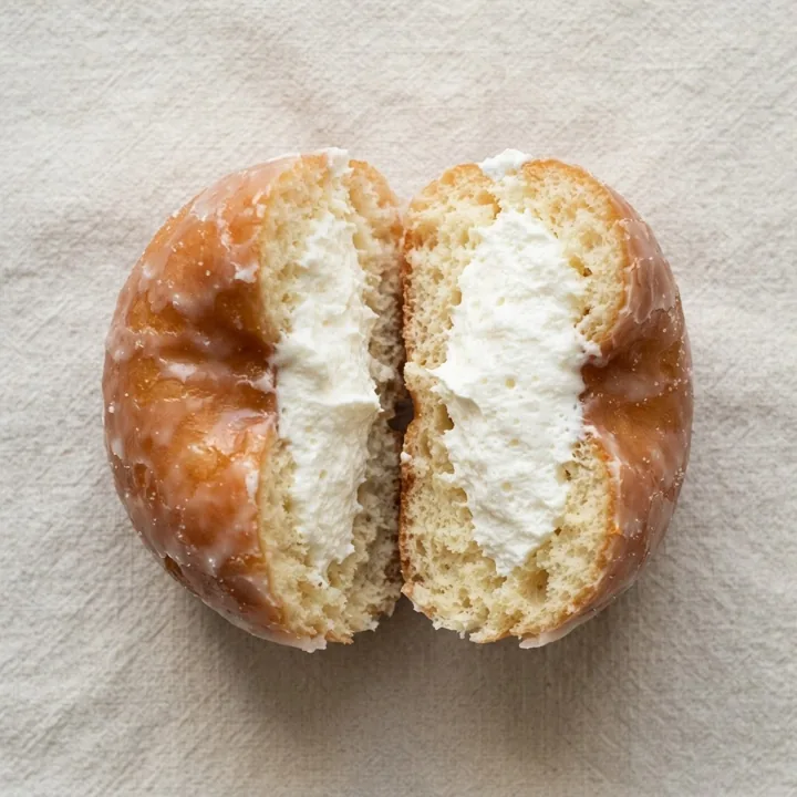Glazed Angel Cream Filled