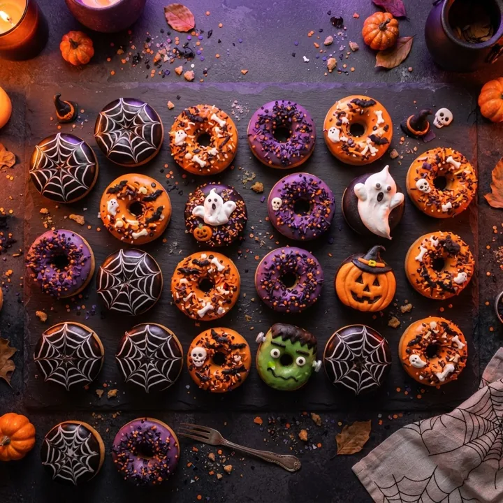 Halloween Spooky Sprinkle Special donuts